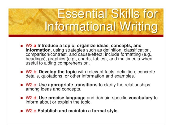 examples of informational essays